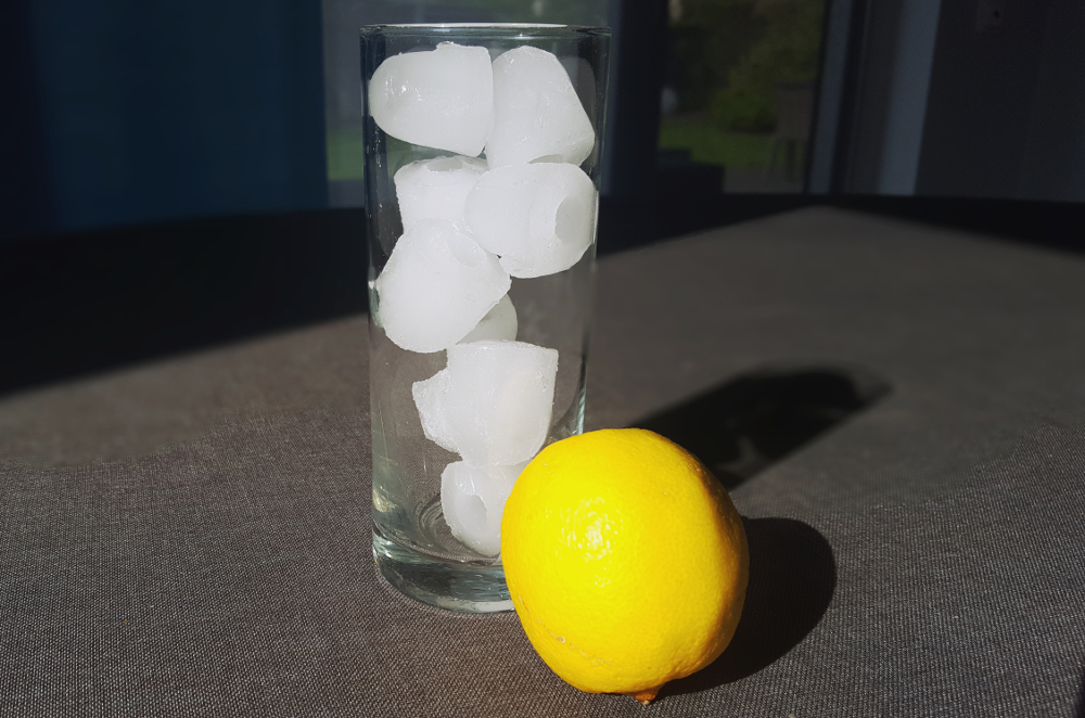 Eiswürfel aus meinem Eiswürfelbereiter